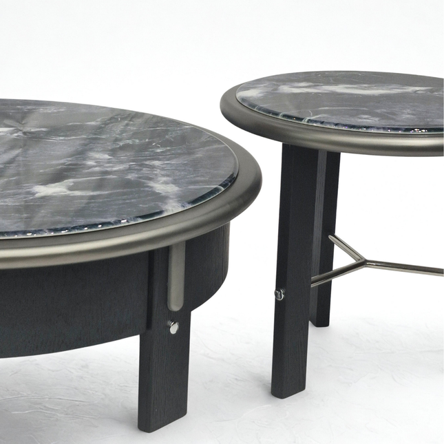 Obsidia Centre Table | 30/1 | Big - 36x36x13(h) ,  Small - 20x20x18(h)