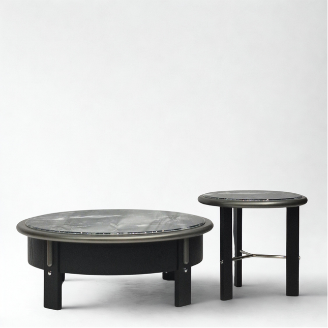 Obsidia Centre Table | 30/1 | Big - 36x36x13(h) ,  Small - 20x20x18(h)
