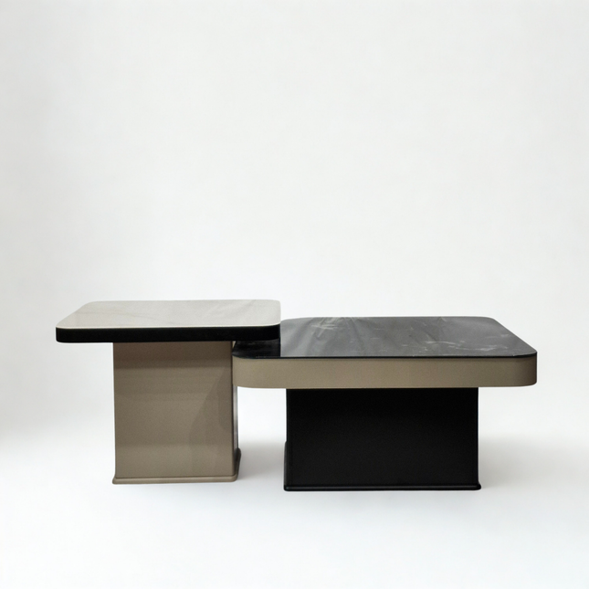 Monoq Centre Table | 31/8 | Big - 32x32x15(h) ,  Small - 24x24x18(h)