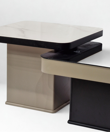 Monoq Centre Table | 31/8 | Big - 32x32x15(h) ,  Small - 24x24x18(h)