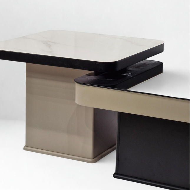 Monoq Centre Table | 31/8 | Big - 32x32x15(h) ,  Small - 24x24x18(h)