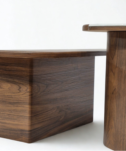 TerraBlanc Centre Table | 33/7 | Big - 32x32x14(h) ,  Small - 20x20x18(h)