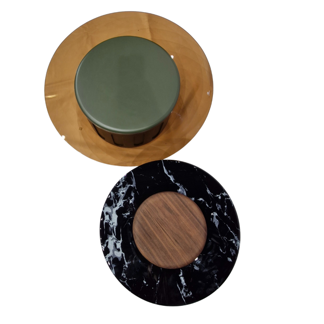 Terranest Centre Table | 37/7 | Big - 36x36x14(h) ,  Small - 24x24x17(h)