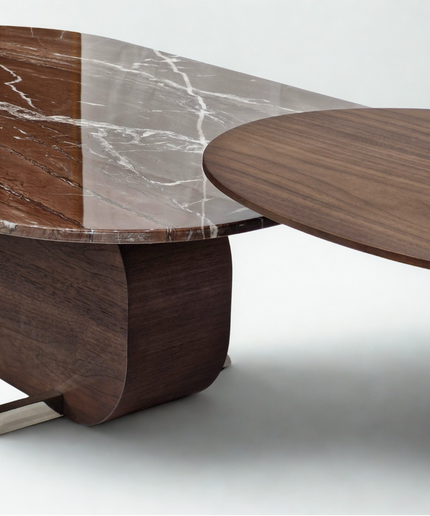 Mocha Duo Centre Table | 38/4 | Big - 44x28x15(h) ,  Small - 22x20x18(h)