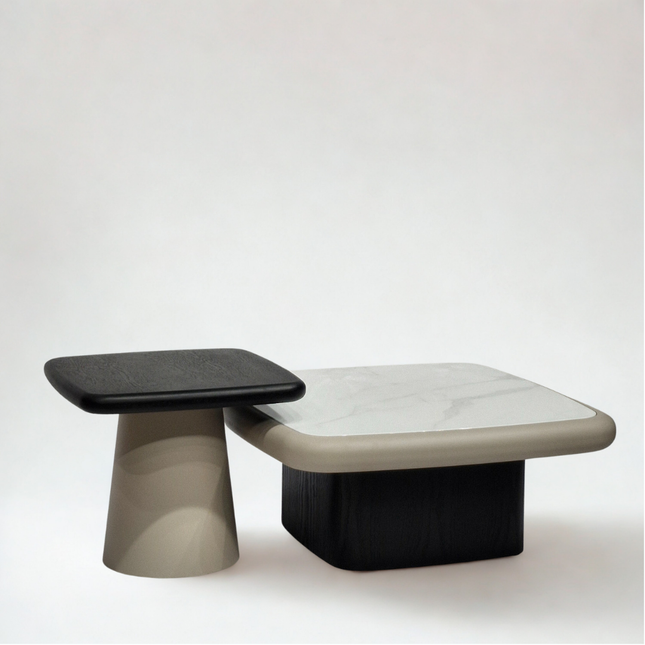 Mono Centre Table | 23/13 | Big - 33x33x14(h) ,  Small - 21x21x18(h)