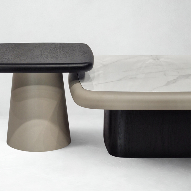 Mono Centre Table | 23/13 | Big - 33x33x14(h) ,  Small - 21x21x18(h)