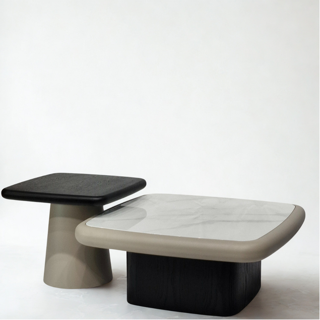 Mono Centre Table | 23/13 | Big - 33x33x14(h) ,  Small - 21x21x18(h)